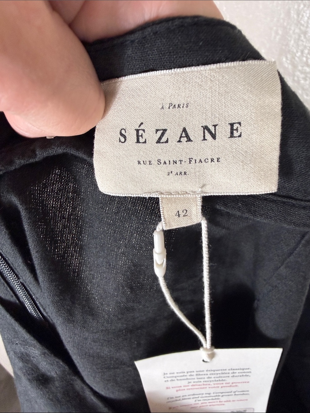 Sezane Tesya Skirt in Black - Picture 5 of 7